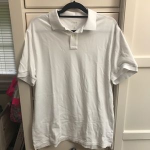 NWT men's white Jcrew polo